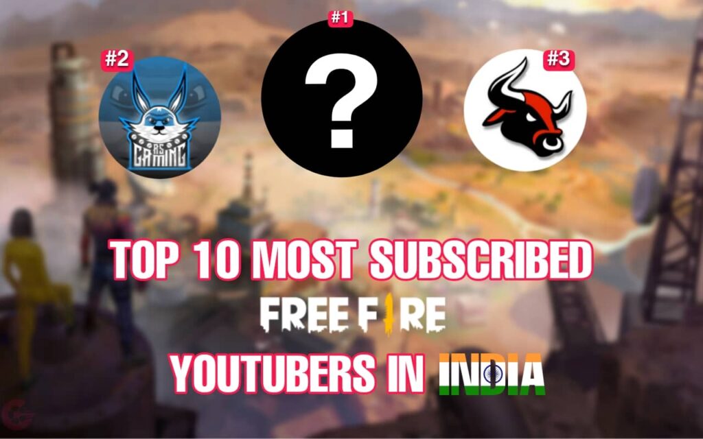 Top Free Fire Youtubers In India Here Is The Gamesroid