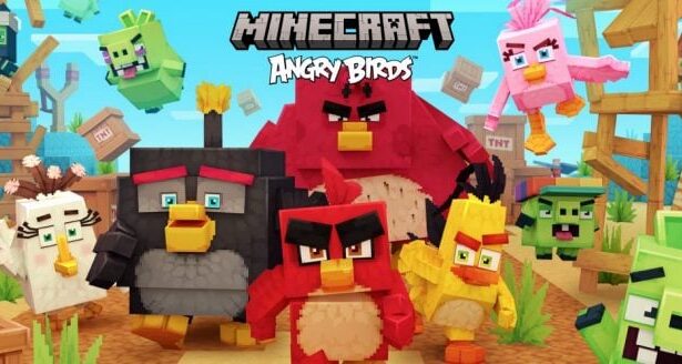 Minecraft Unveils New Angry Birds DLC