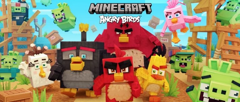 Minecraft Unveils New Angry Birds DLC