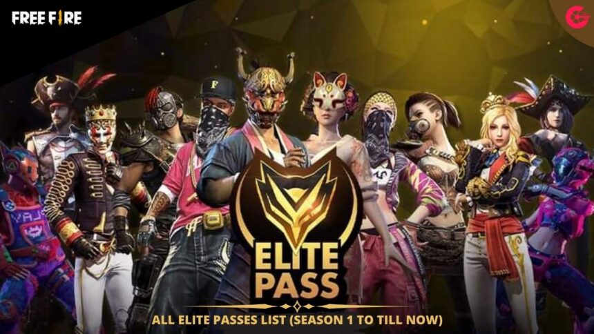 Free Fire All Elite Pass Bundle List