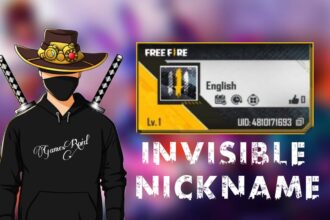 Invisible Name In Free Fire Max