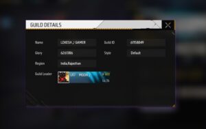 Lokesh Gamer Free Fire ID: K/D Ratio, Stats, Guild, Income [2026