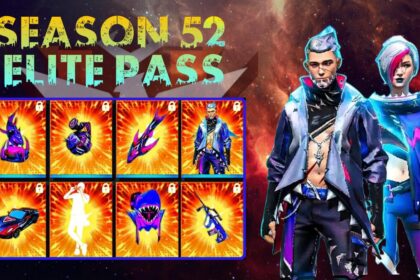 Free Fire Season 52 Elite Pass Rewards