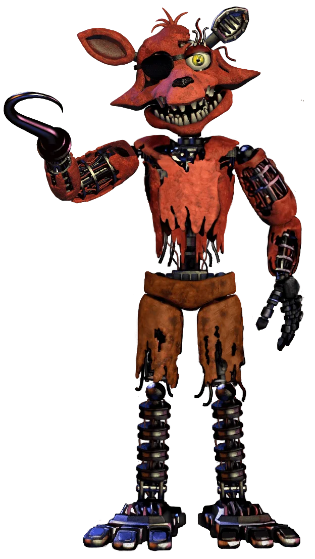 FNaF Withered Foxy Character