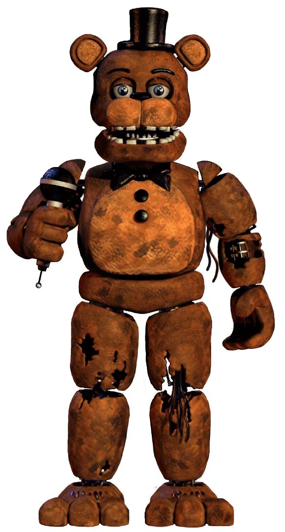 FNaF Withered Freddy Character