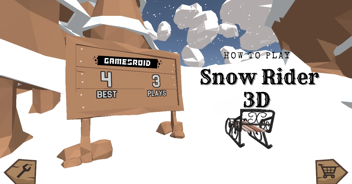 How to Play Snow Rider 3D Unblocked ?