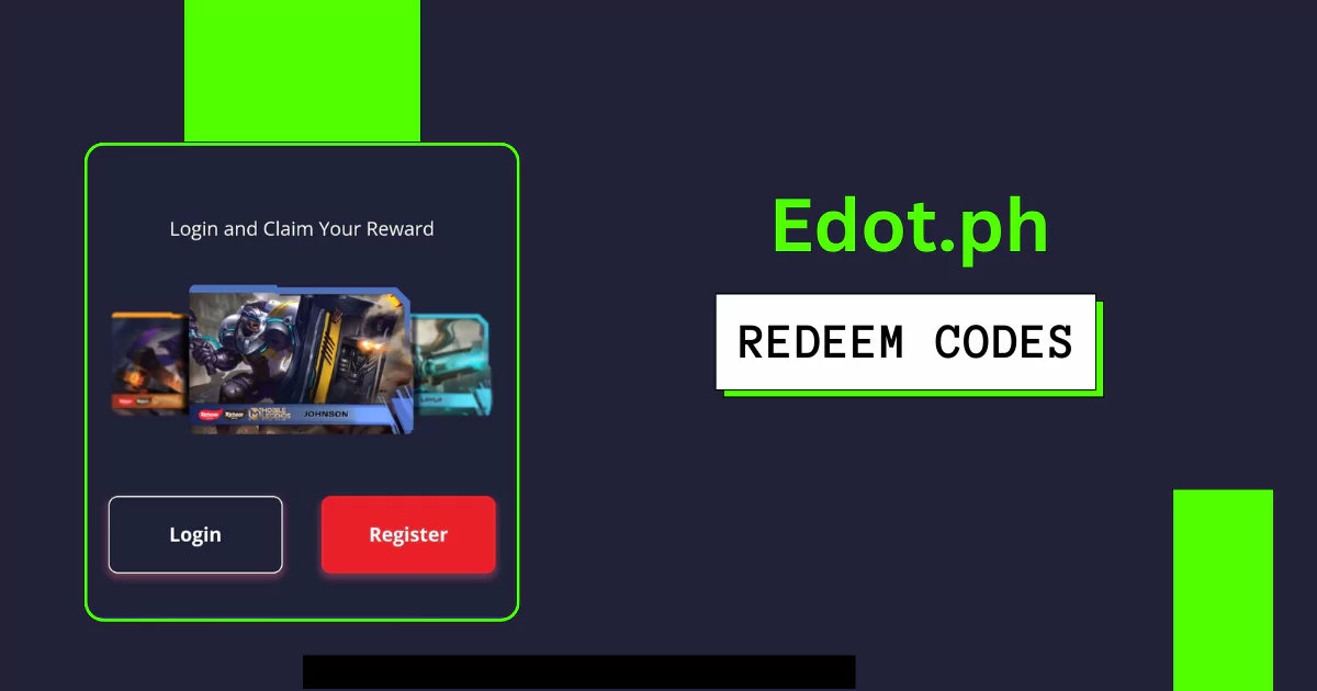 Edot.ph Redeem Codes (May 2024) Scan MLBB QR Codes GamesRoid