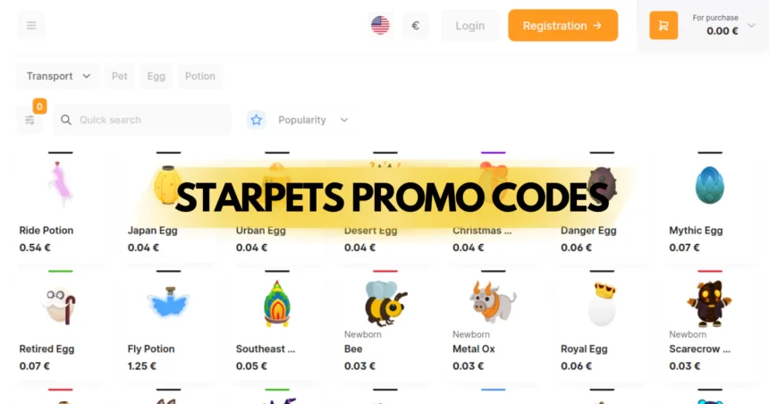 Starpets Promo Codes