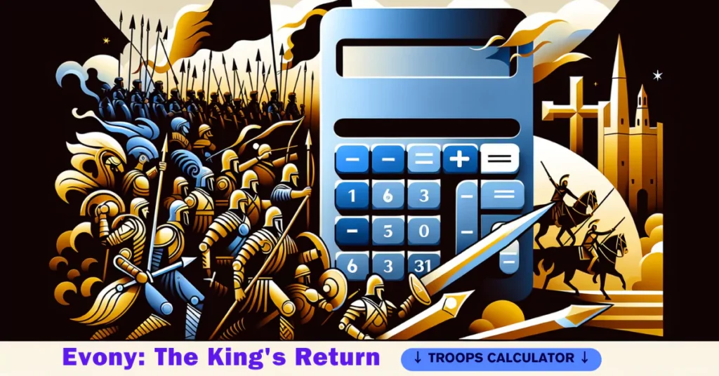 evony troops calculator
