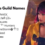 Free Fire Guild Names