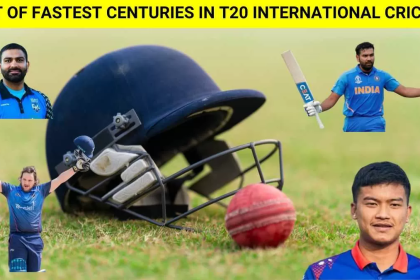 fastest 100 in T20 international cricket